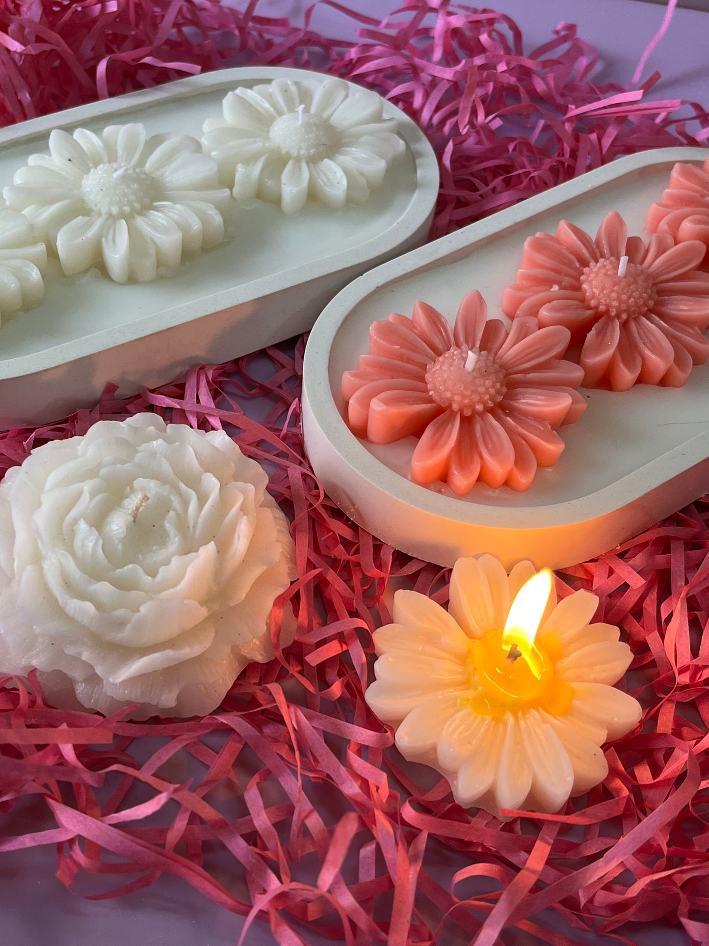 Daisy Oval Tray